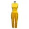 Tassel pants sleeveless casual set