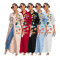 Fashion casual printed sun protection long shirt jacket