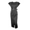 Casual V-neck Short Sleeve High Waist Split Dress
