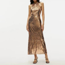 Sexy Slim Fit Sleeveless Sequin Dress Dress