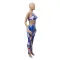 Casual and Sexy Strap Tie Dyed Printed Jumpsuit