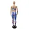Casual and Sexy Strap Tie Dyed Printed Jumpsuit