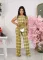Sexy casual printed two-piece set