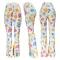 Printed flare pants casual pants