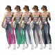 Sexy Sleeveless Elastic Digital Printed Half Skirt