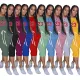 Elastic waist short sleeved solid color T-shirt skirt medium length skirt