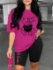 Printed fashion pants set