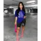 Printed fashion pants set