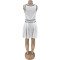 Fashion Sports Tennis Pleated Sleeveless Tank Top Dress