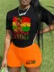Fashion Large Print Casual Two Piece Set