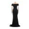 Sexy Dress Nightclub V-Neck Gift Dress Solid Large Split Long Dress Spring/Summer Short Sleeve