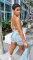 Fashion casual tassel denim three piece set