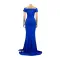 Sexy Dress Nightclub V-Neck Gift Dress Solid Large Split Long Dress Spring/Summer Short Sleeve
