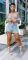 Fashion casual tassel denim three piece set