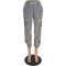 Fashion distressed casual pants