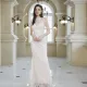 Sexy Slim Fit Sleeveless Perspective Dress Long Dress