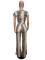 Fashion snake print short sleeved long pants cover
