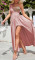 Sexy sequin patchwork sleeveless long skirt