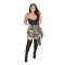 Spring/Summer New Fashion Personalized Camo Pocket Short Skirt with Belt (Skirt Only)