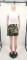 Spring/Summer New Fashion Personalized Camo Pocket Short Skirt with Belt (Skirt Only)