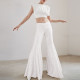 Fashion sequin sleeveless waistcoat two-piece Bell-bottoms