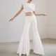 Fashion sequin sleeveless waistcoat two-piece Bell-bottoms