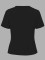 Fashion Large Round Neck Loose fitting T-shirt