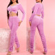 Fashion pile up pants set