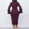 Fashion Oversized Long Sleeve Dress