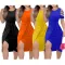 Fashion casual hot diamond irregular dress