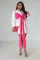Shirt bra mid length dress
