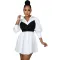 Shirt bra mid length dress