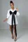 Shirt bra mid length dress