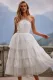 Sexy Sleeveless Hanging Neck Dress Open Back Dress