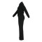 Fashion long sleeve zip top Bell-bottoms suit