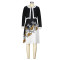 Fashion Sleeveless Tank Top Small Fragrant Coat Two Piece Set