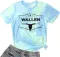 Letter printed fashion top