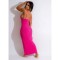 Fashion Strap Wrapped Chest Sleeveless Open Back Dress