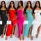 Fashion Strap Wrapped Chest Sleeveless Open Back Dress