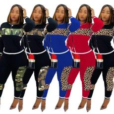 Large Thread Splice Fashion Casual Set