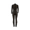 Fashionable and sexy hollow out perspective slim fitting jumpsuit