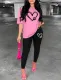Printed fashion pants set