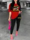 Printed fashion pants set