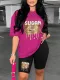 Printed fashion pants set