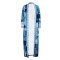 Fashion casual denim printed long trench coat