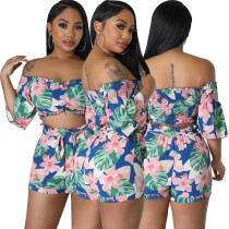 Sexy and fashionable digital printed bra set