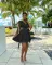 Fashionable and Sexy Backless Four Hundred Bomb Dress