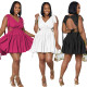 Fashionable and Sexy Backless Four Hundred Bomb Dress