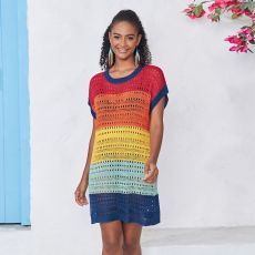 Fashionable beach cover up hollowed out holiday knit