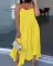 Sexy Large Chain Shoulder Strap Irregular Large Hem Strap Sleeveless Dress